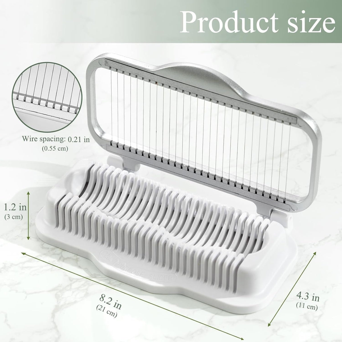 Multi-purpose Slicer for Hard Boiled Eggs and Banana