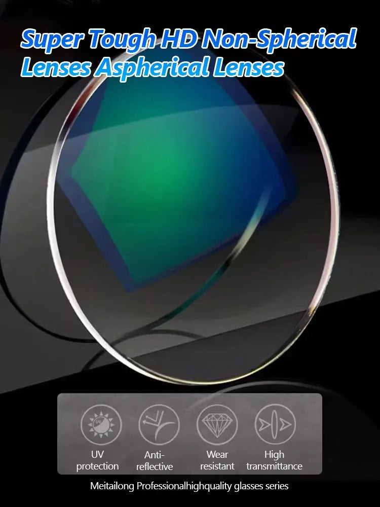 Lowest price of 2026 High-end titanium alloy frameless reading glasses with beveled edges Blocks blue light, radiation