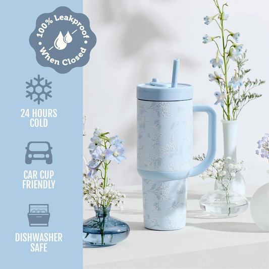 Tumbler 100% Leakproof with Hide A Straw Technology