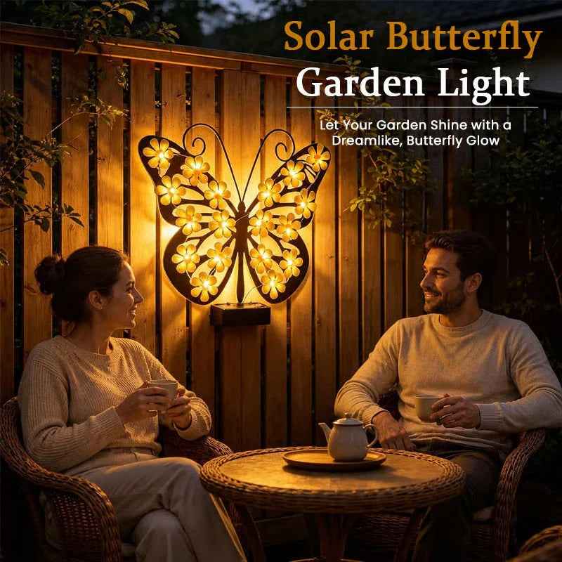 Solar Butterfly Garden Light