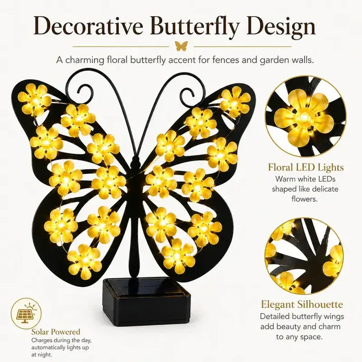 Solar Butterfly Garden Light