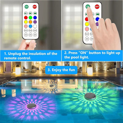 Solar Floating Pool Light