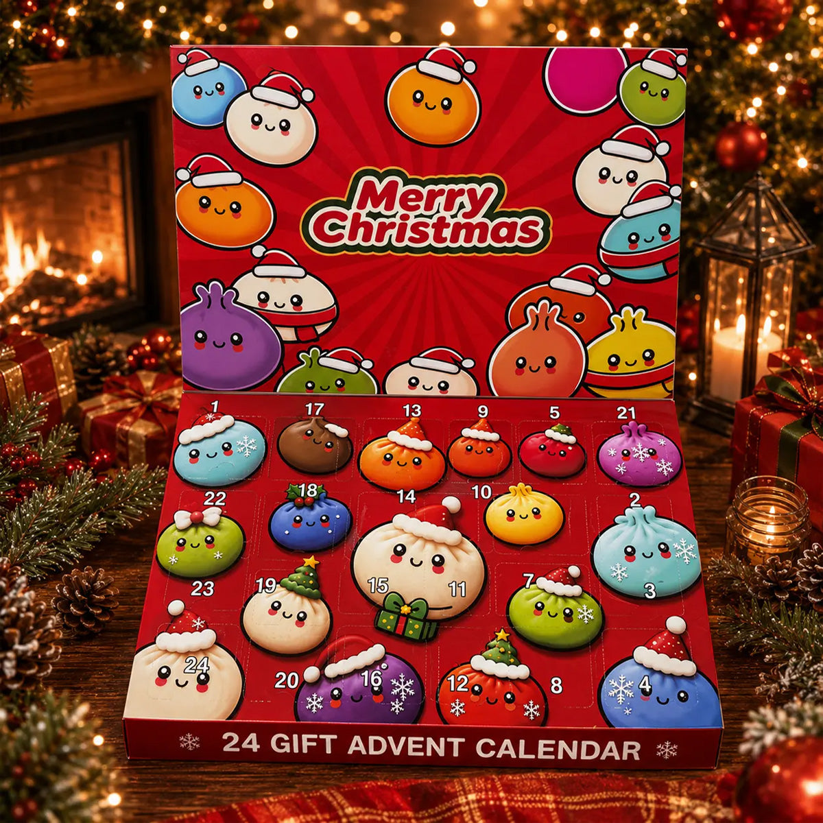 Christmas Mini Squishies Advent Calendar