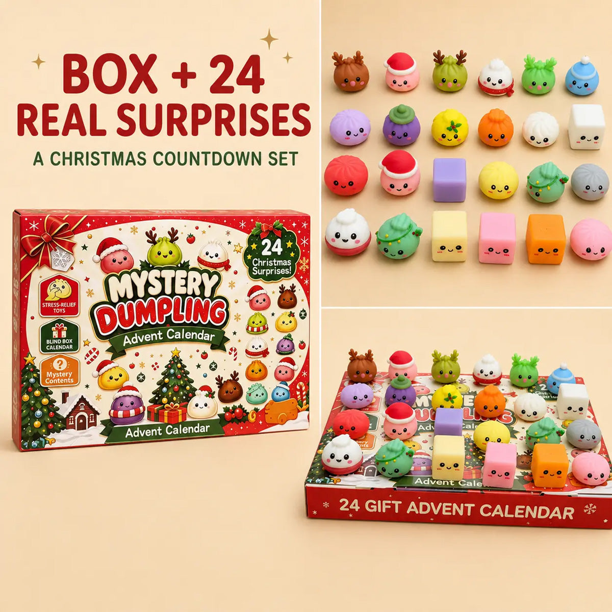 Christmas Mini Squishies Advent Calendar