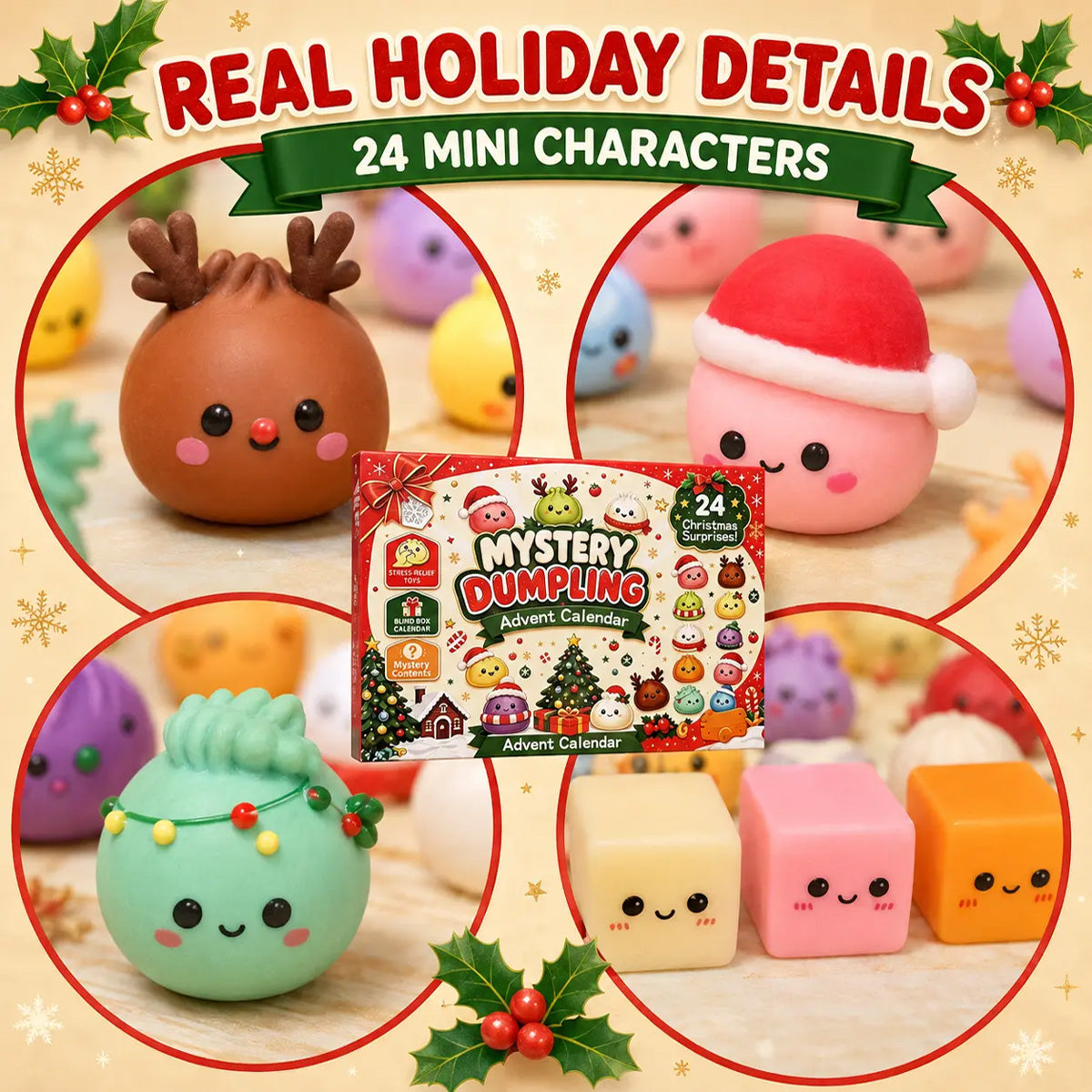 Christmas Mini Squishies Advent Calendar
