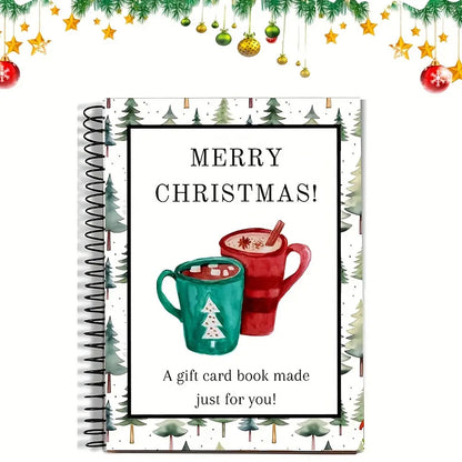 DIY Spiral Merry Christmas Card Album