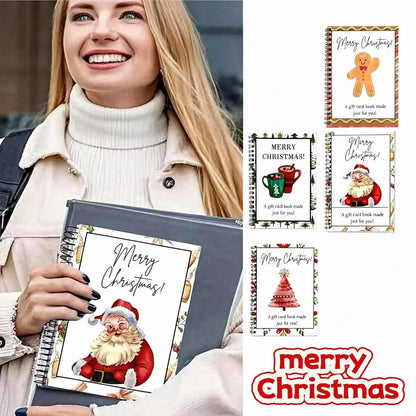 DIY Spiral Merry Christmas Card Album
