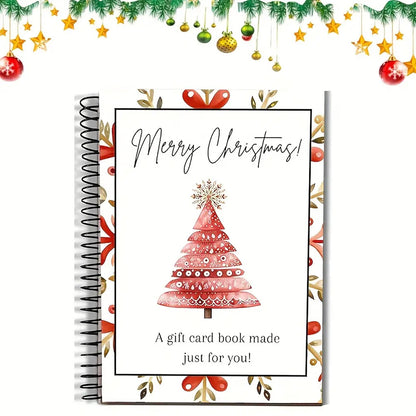 DIY Spiral Merry Christmas Card Album