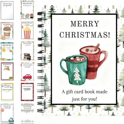 DIY Spiral Merry Christmas Card Album