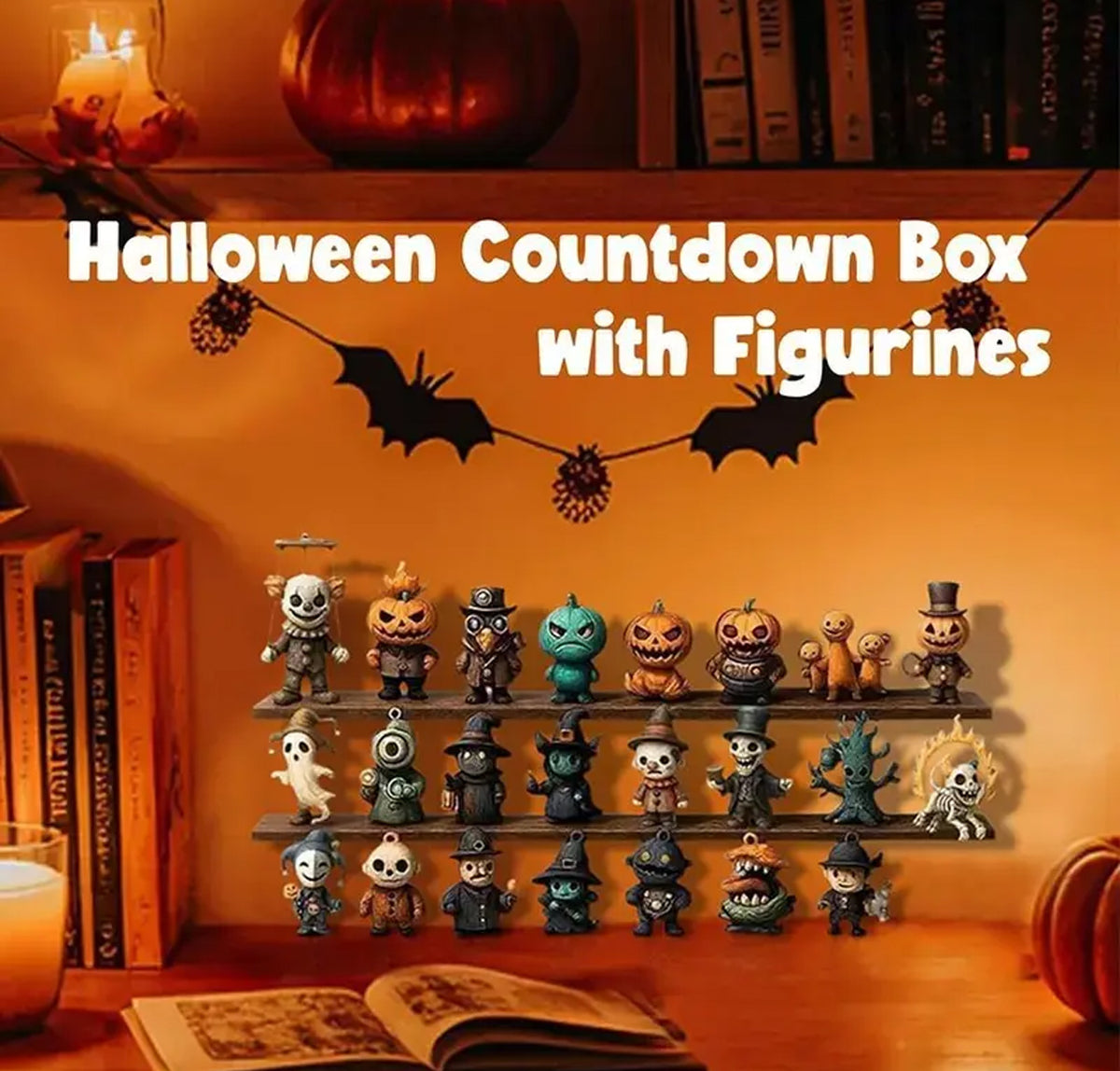Halloween Countdown Advent Calendar Box