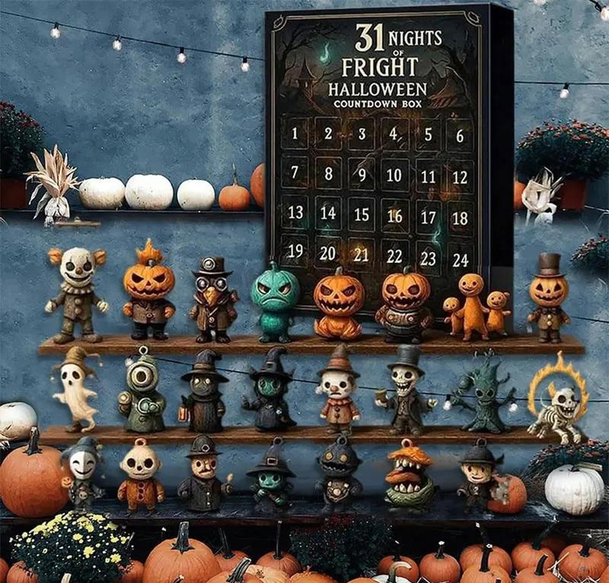 Halloween Countdown Advent Calendar Box