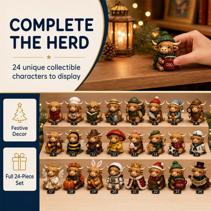 Highland Cow Christmas Countdown Calendar