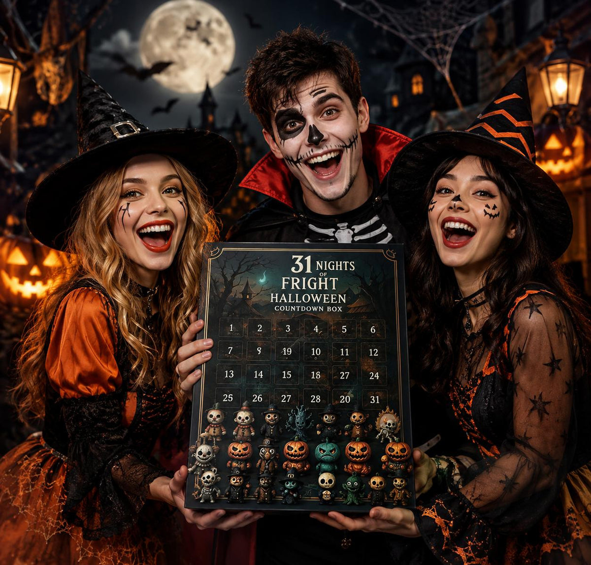 Halloween Countdown Advent Calendar Box