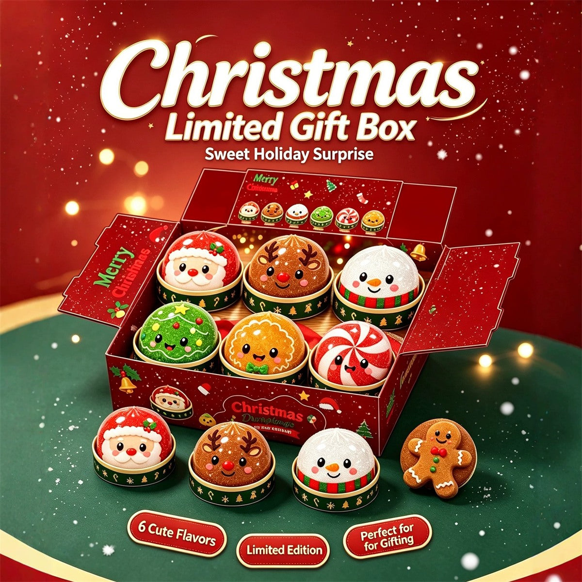 Christmas Dumpling Squishy Toys
