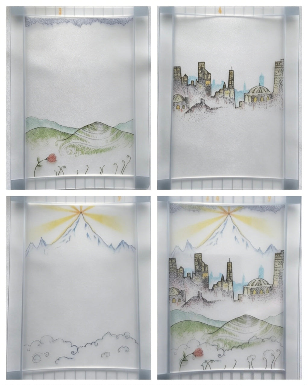 Mystical Transparent Tarot Collection Updated 2nd Edition