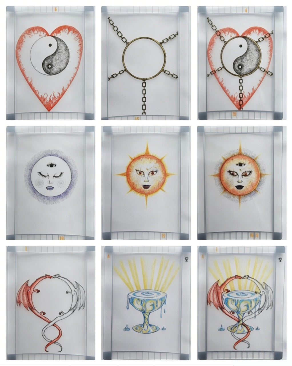 Mystical Transparent Tarot Collection Updated 2nd Edition