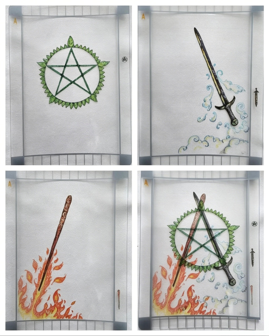 Mystical Transparent Tarot Collection Updated 2nd Edition