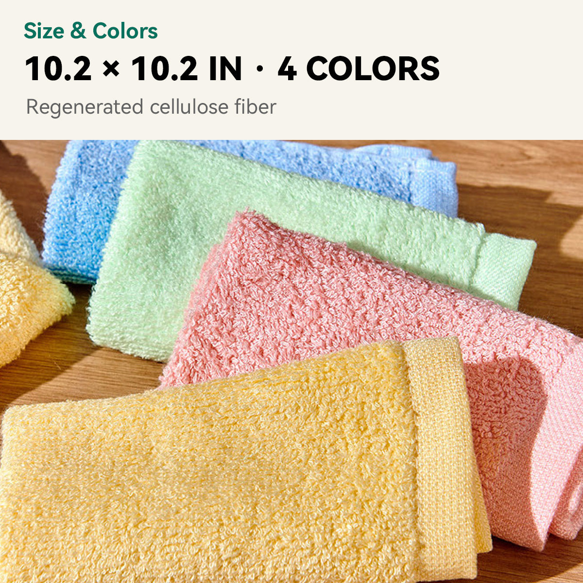 Wood Fiber Cleaning Cloths