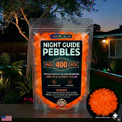 Glow-In-The-Dark Garden Stones