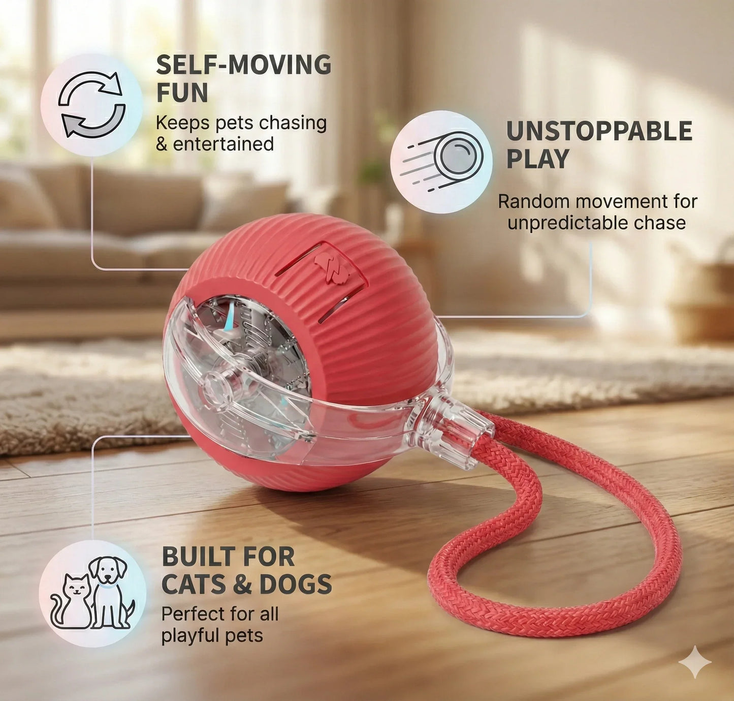Automatic Pet Chase Balls