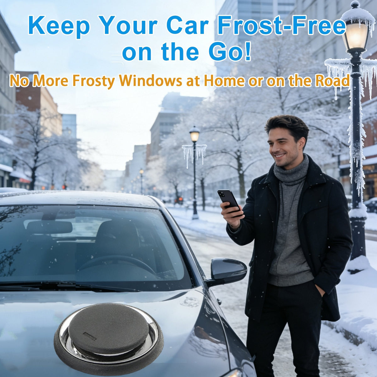 Antifreeze Device Auto Defroster & Molecular Heater for Snow and Ice Removal