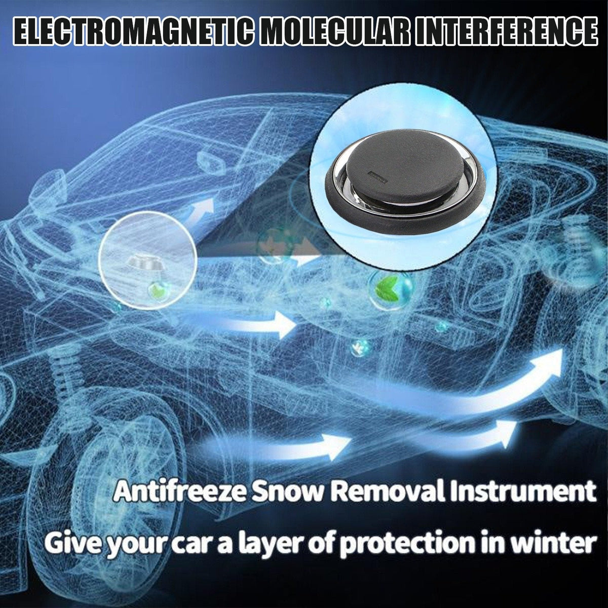 Antifreeze Device Auto Defroster & Molecular Heater for Snow and Ice Removal