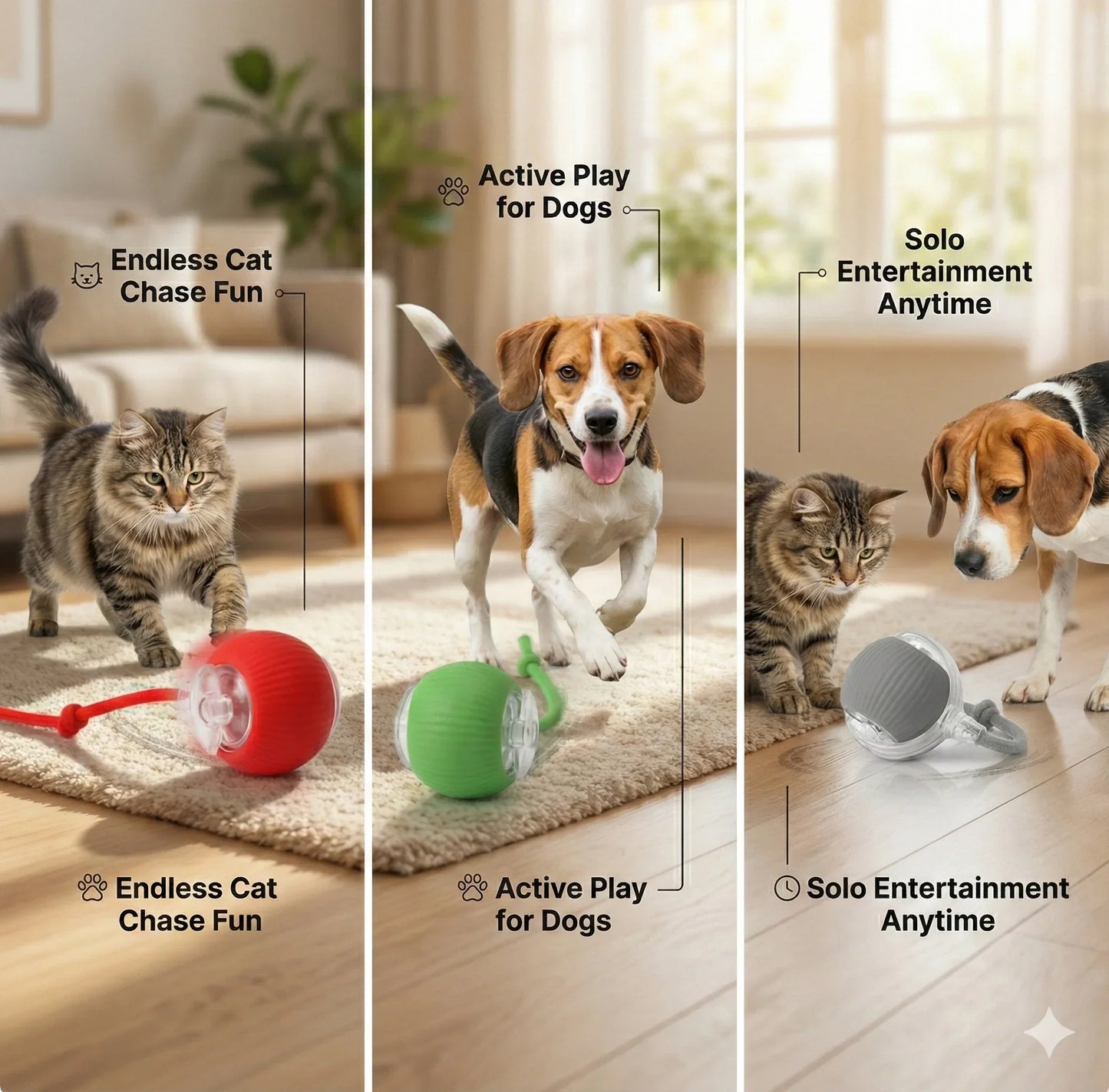 Automatic Pet Chase Balls