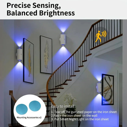 Motion Sensor RGB Wall Light