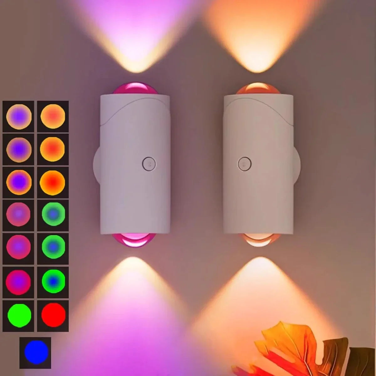 Motion Sensor RGB Wall Light