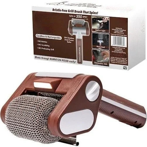 Bristle-Free Spinning Grill Brush