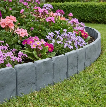 2026! Faux Stone Garden Edging Border!