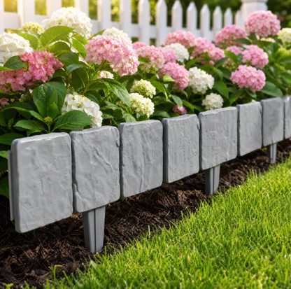 2026! Faux Stone Garden Edging Border!