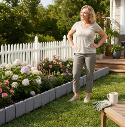 2026! Faux Stone Garden Edging Border!