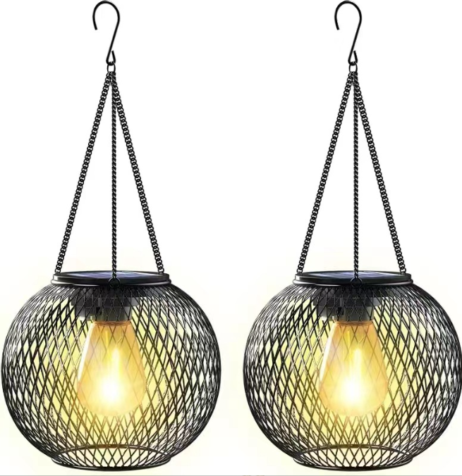 Vintage Metal Solar Lanterns