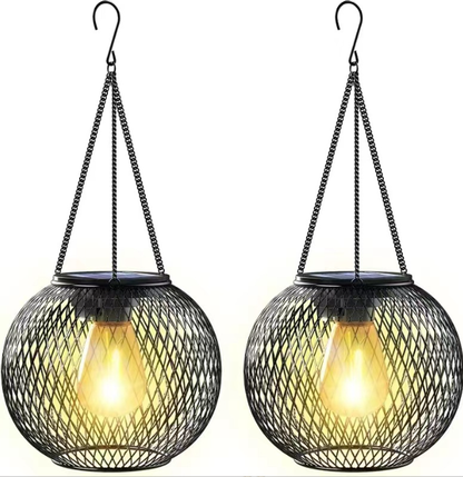Vintage Metal Solar Lanterns