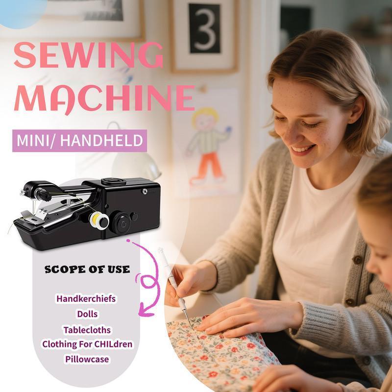 Portable Handheld Sewing Machine, Fast Fabric Repair At Home