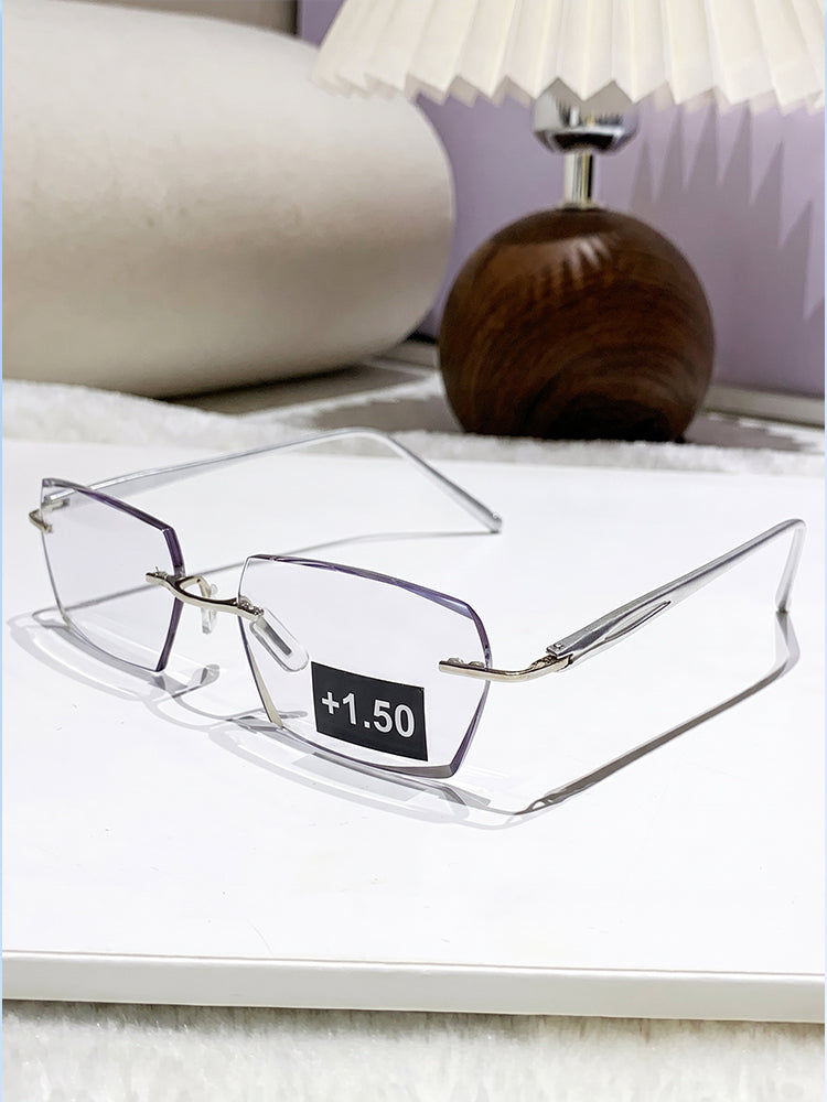 Photochromic Rimless Reading Glasses
