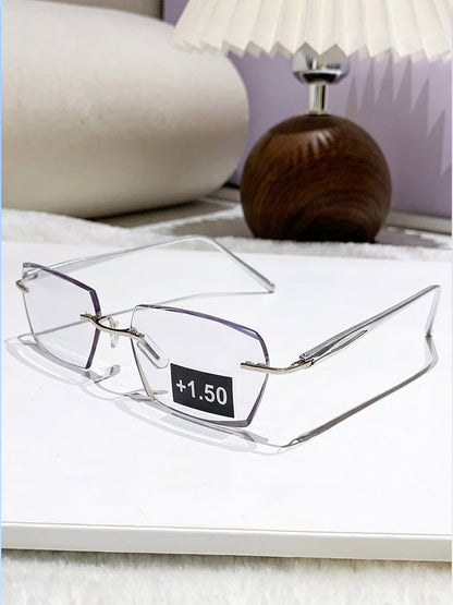 Photochromic Rimless Reading Glasses
