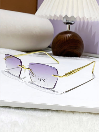 Photochromic Rimless Reading Glasses