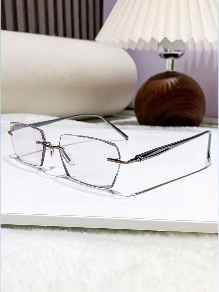 Photochromic Rimless Reading Glasses