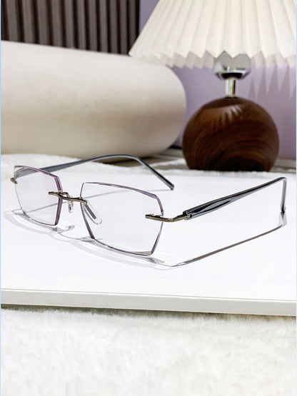 Photochromic Rimless Reading Glasses