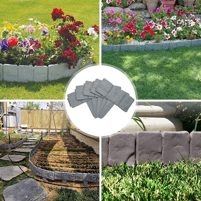 2026! Faux Stone Garden Edging Border!