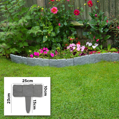 2026! Faux Stone Garden Edging Border!