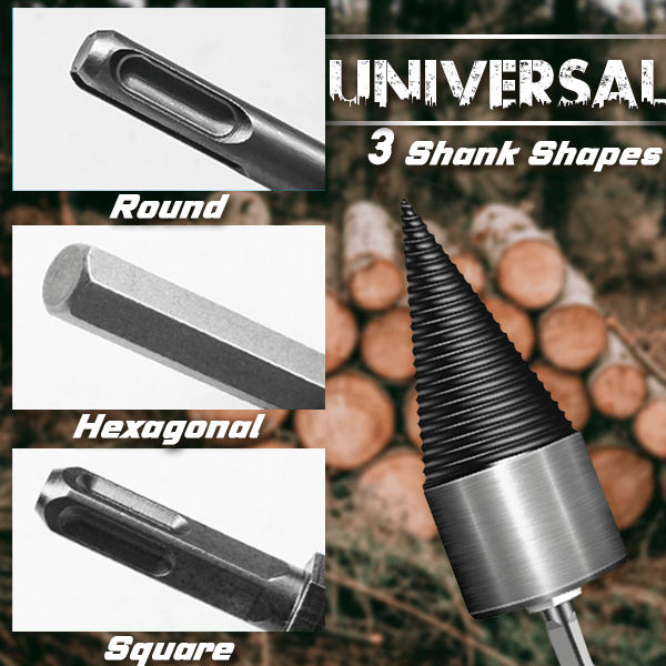 2026! The Professional Upgrade for Firewood Prep. Durable Drill Set Makes Quick Work of Logs