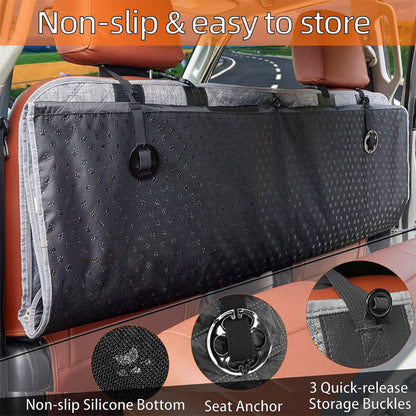 NOW! Car Rear-Seat Memory Foam Travel Mattress Foldable SUV Sedan Truck Camping Bed
