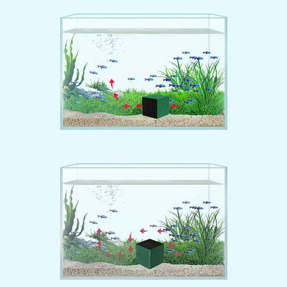 Honeycomb Aquarium Filter Cube Help Reduce Debris, Odors & Discoloration