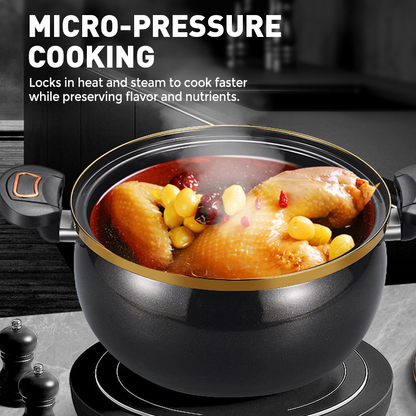 Large Capacity Micro-Pressure Enamel Soup Pot