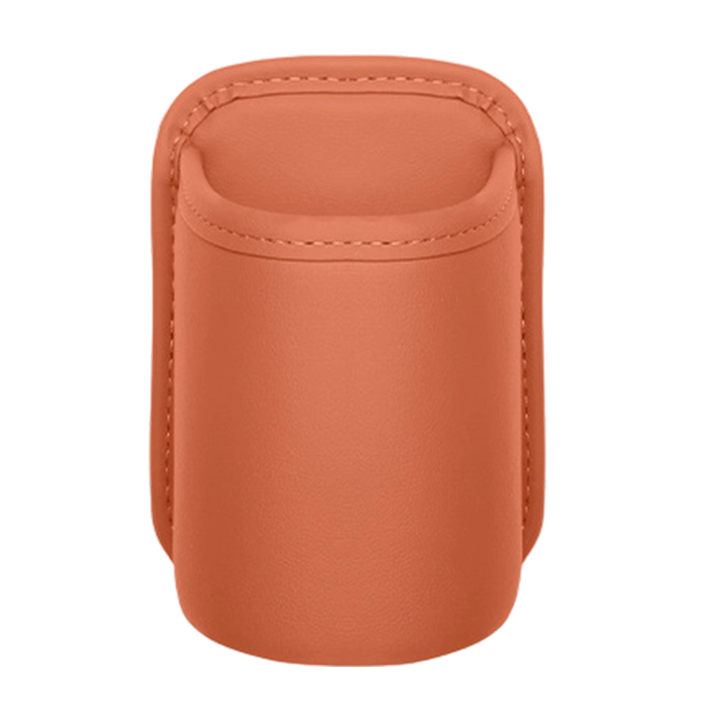 Leather Car Door Cup Holder Wide mouth opening, easy reach for drinks & phone