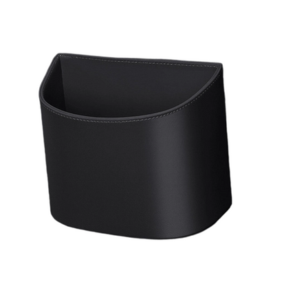Leather Car Door Cup Holder Wide mouth opening, easy reach for drinks & phone