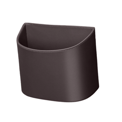 Leather Car Door Cup Holder Wide mouth opening, easy reach for drinks & phone